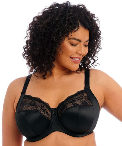 Elomi Morgan Underwired Bra - Black - Curvy Bras