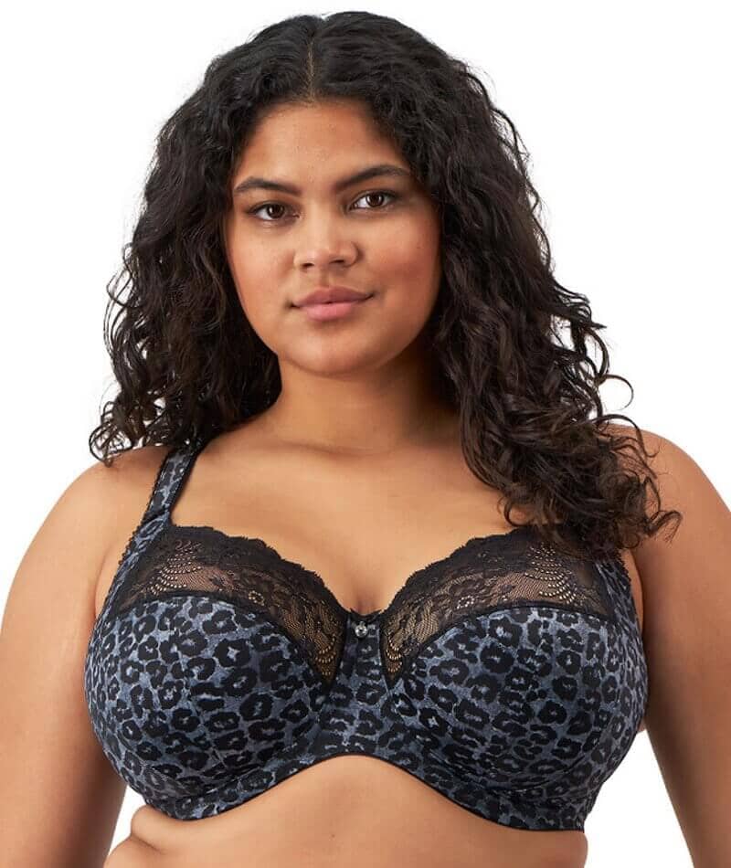 Elomi Morgan Underwired Bra - Snow Leopard Bras