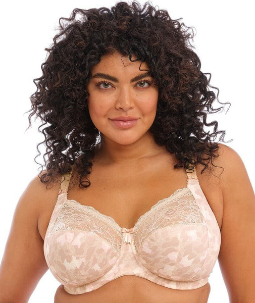 Elomi Morgan Stretch Lace Banded Underwire Bra (4110),38J,Cameo Rose 