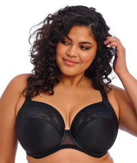 Elomi Nerina Underwire Stretch Plunge Bra - Black
