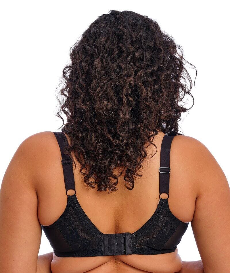 Elomi Nerina Underwire Stretch Plunge Bra - Black Bras