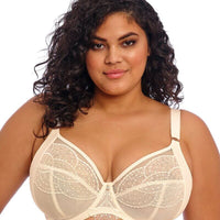 Elomi Priya Underwired Plunge Bra - Vanilla