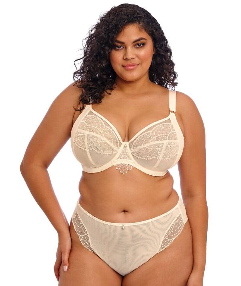 Elomi Priya Underwired Plunge Bra - Vanilla Bras