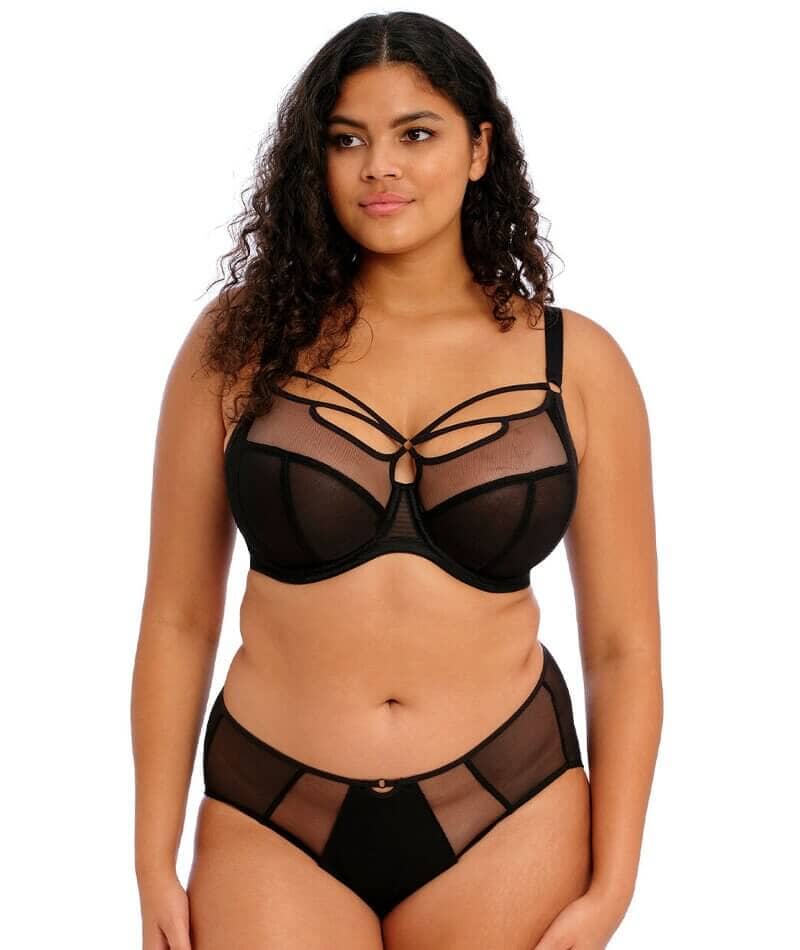 Elomi Sachi Underwired Plunge Bra - Black Bras