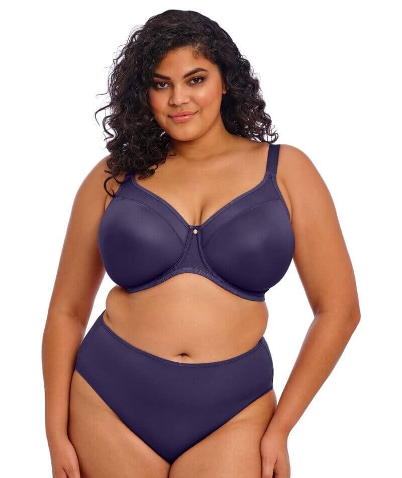 Elomi Smooth Underwire Moulded T-Shirt Bra - Midnight Bras 