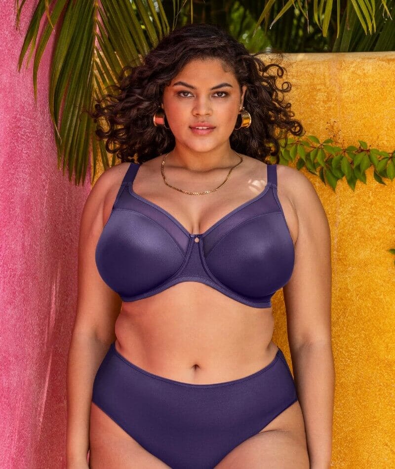 Elomi Smooth Underwire Moulded T-Shirt Bra - Midnight Bras 