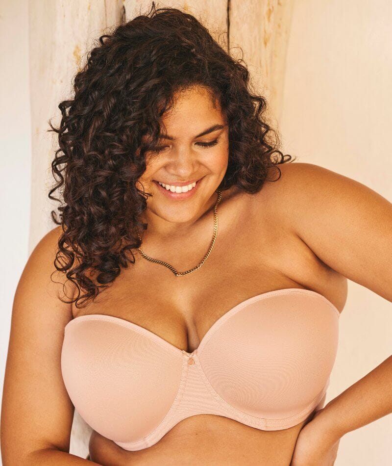 Elomi Smooth Underwired Moulded Strapless Bra - Sahara Bras 