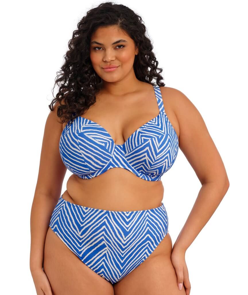 Elomi Swim Fiji Falls Mid Rise Bikini Brief - Ocean