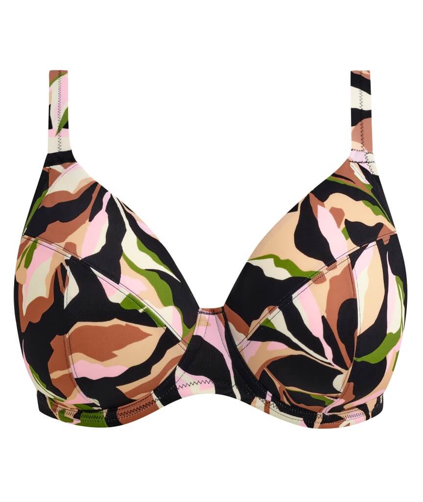 Elomi Swim Ocean Avenue Underwired Plunge Bikini Top - Multi