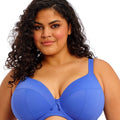 Elomi Swim Plain Sailing Underwired Plunge Bikini Top - Azure
