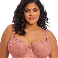 Elomi Teagan Underwire Padded Half Cup Bra - Ash Rose