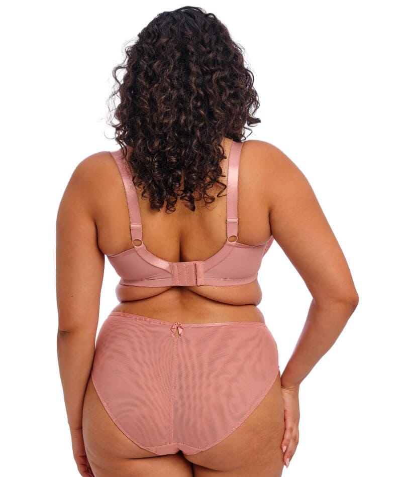 Elomi Teagan Underwire Padded Half Cup Bra - Ash Rose Bras