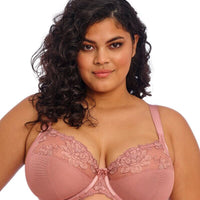 Elomi Teagan Underwire Plunge Bra - Ash Rose