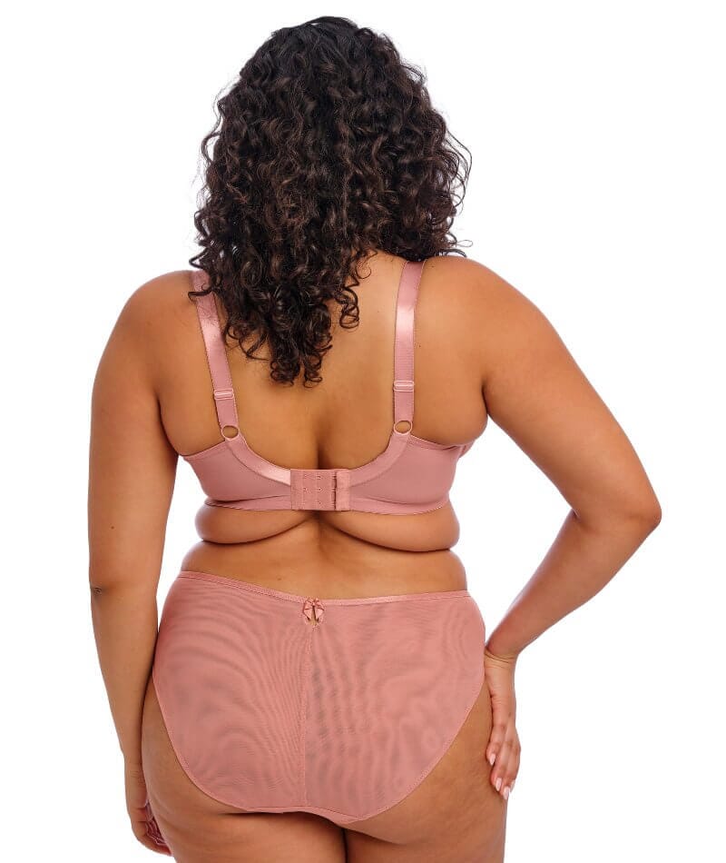 Elomi Teagan Underwire Plunge Bra - Ash Rose Bras