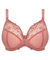 Elomi Teagan Underwire Plunge Bra - Ash Rose Bras