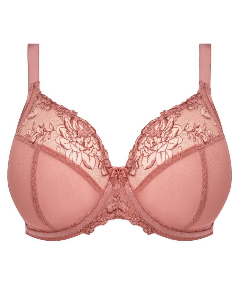 Elomi Teagan Underwire Plunge Bra - Ash Rose Bras