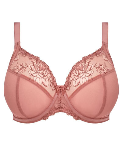 Elomi Teagan Underwire Plunge Bra - Ash Rose Bras