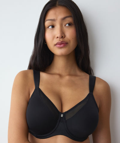 Triumph True Shape Sensation Minimiser Underwire Bra  - Black