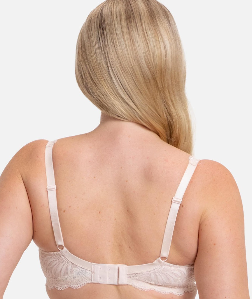 Triumph Essential Lace Balconette Bra - Nude Pink