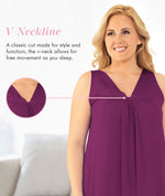 Exquisite Form Short Gown - Amaranth