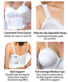 Exquisite Form Fully Front Close Longline Posture Bra - White Bras