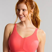 Panache Sport Endurance Ultra Perform Non Padded Underwire Sports Bra - Grapefruit