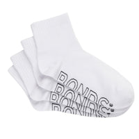 Bonds Women Logo Light Crew Socks - White