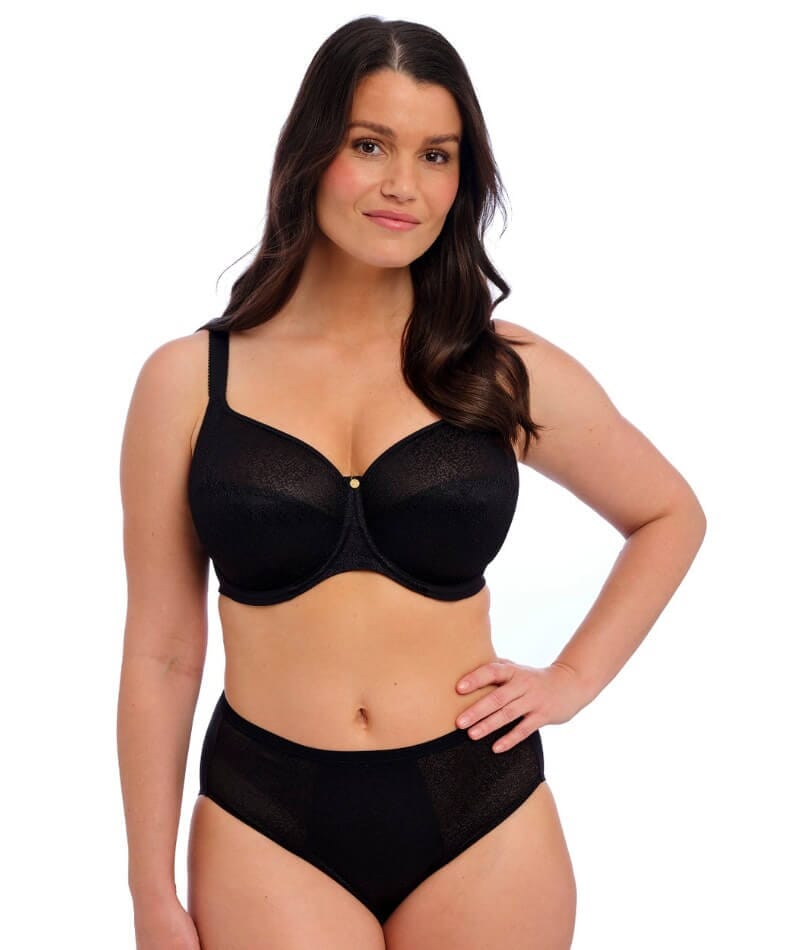 Fantasie Demure Underwired Moulded Non-Padded Bra - Black Bras