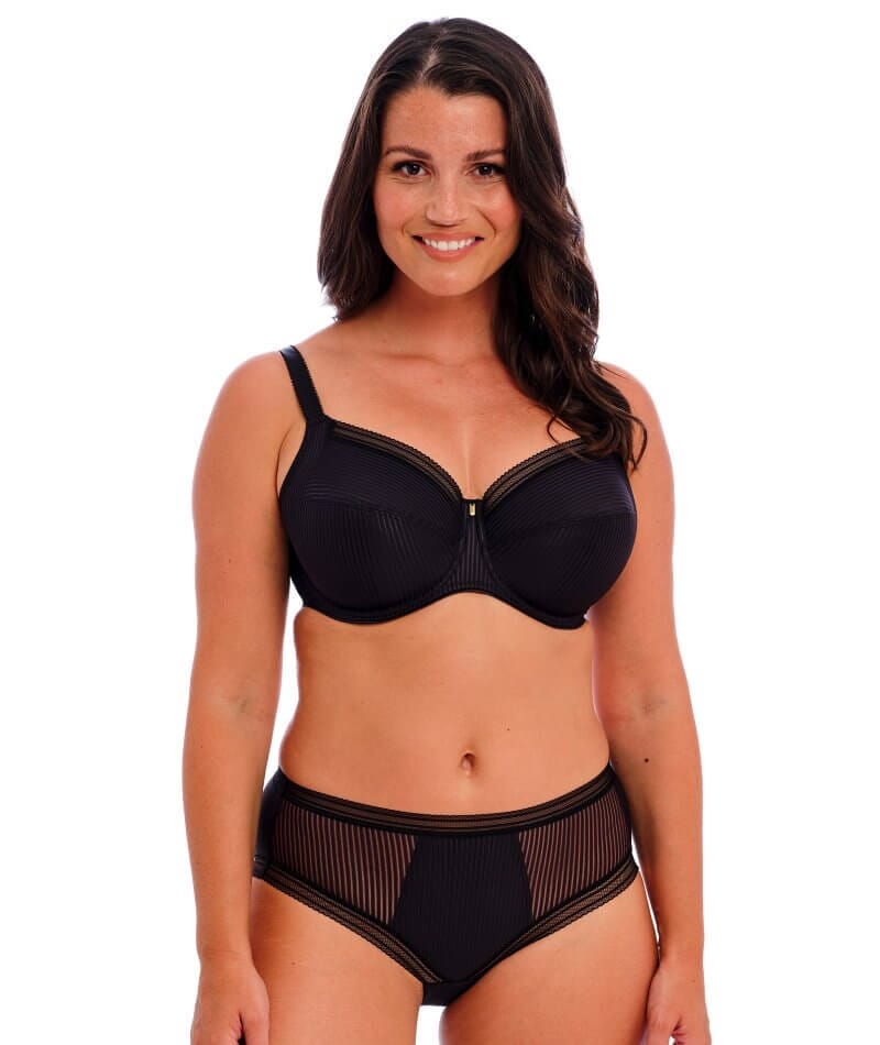 Fantasie Fusion Underwired Full Cup Side Support Bra - Black Bras