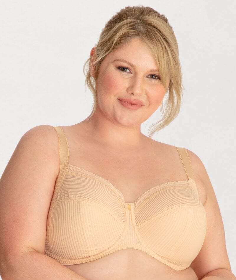 Fantasie Fusion Underwired Full Cup Side Support Bra - Sand - Curvy Bras