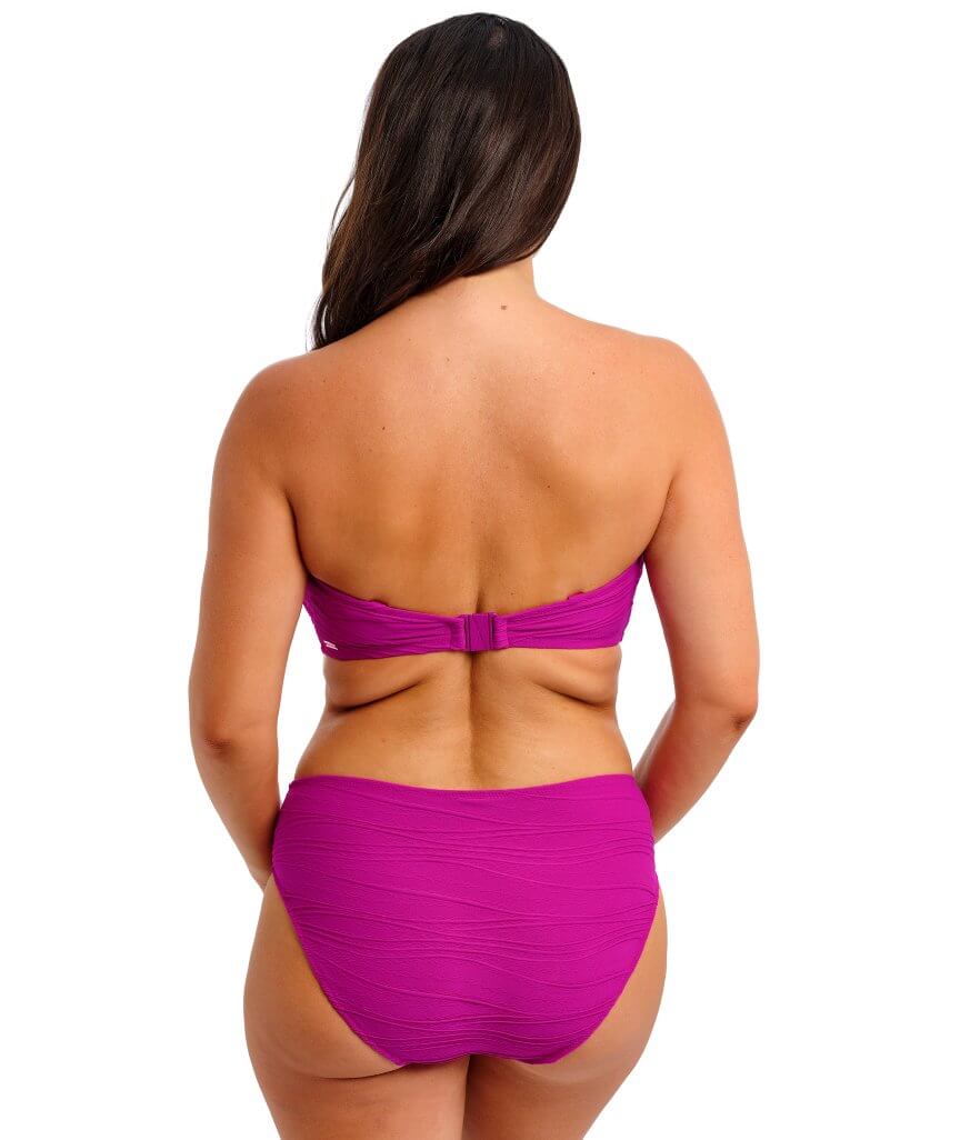Fantasie Swim Beach Waves Mid Rise Bikini Brief - Bright Fuchsia