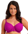 Fantasie Swim Beach Waves Underwire Gathered Full Cup Bikini Top - Bright Fuchsia