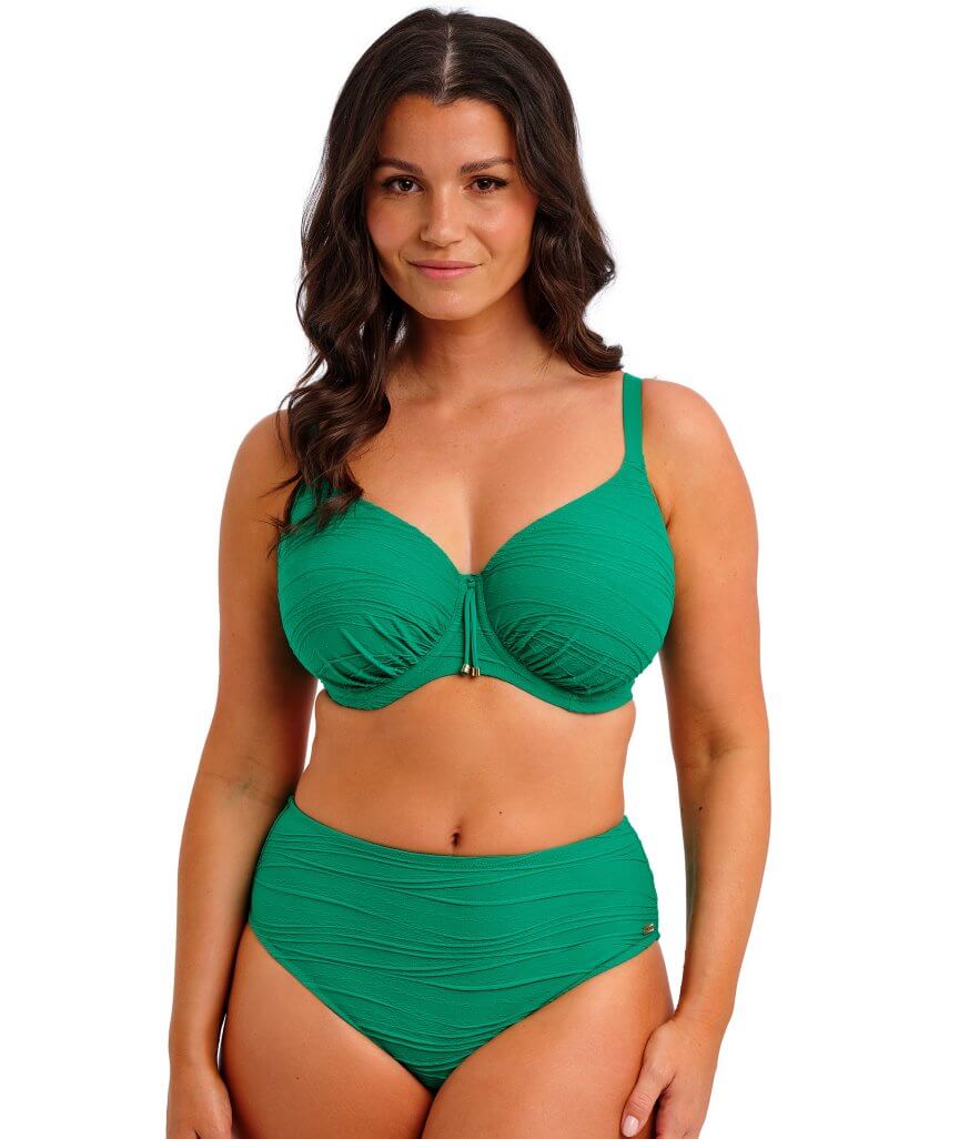 Fantasie Swim Beach Waves Underwire Gathered Full Cup Bikini Top - Tourmaline