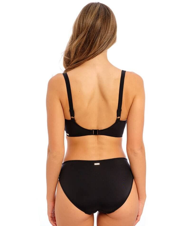 Fantasie Swim East Hampton Mid Rise Bikini Brief - Black Swim