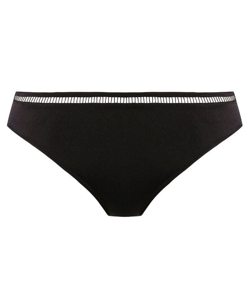 Fantasie Swim East Hampton Mid Rise Bikini Brief - Black Swim