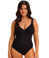 Fantasie Swim Ottawa Underwired Plunge One Piece Swimsuit - Black
