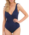 Fantasie Swim Ottawa Underwired Plunge One Piece Swimsuit - Ink