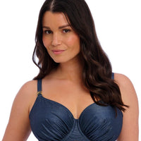 Fantasie Swim Paros Coast Underwire Gathered Full Cup Bikini Top - Midnight Sparkle
