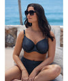 Fantasie Swim Paros Coast Underwire Gathered Full Cup Bikini Top - Midnight Sparkle