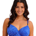 Fantasie Swim Punta Mita Underwire Gathered Full Cup Bikini Top - Sapphire