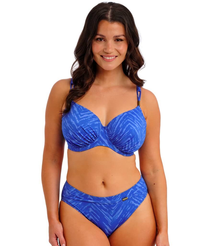 Fantasie Swim Punta Mita Underwire Gathered Full Cup Bikini Top - Sapphire