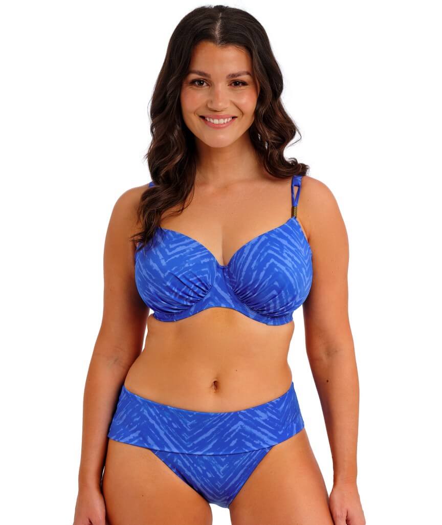 Fantasie Swim Punta Mita Underwire Gathered Full Cup Bikini Top - Sapphire