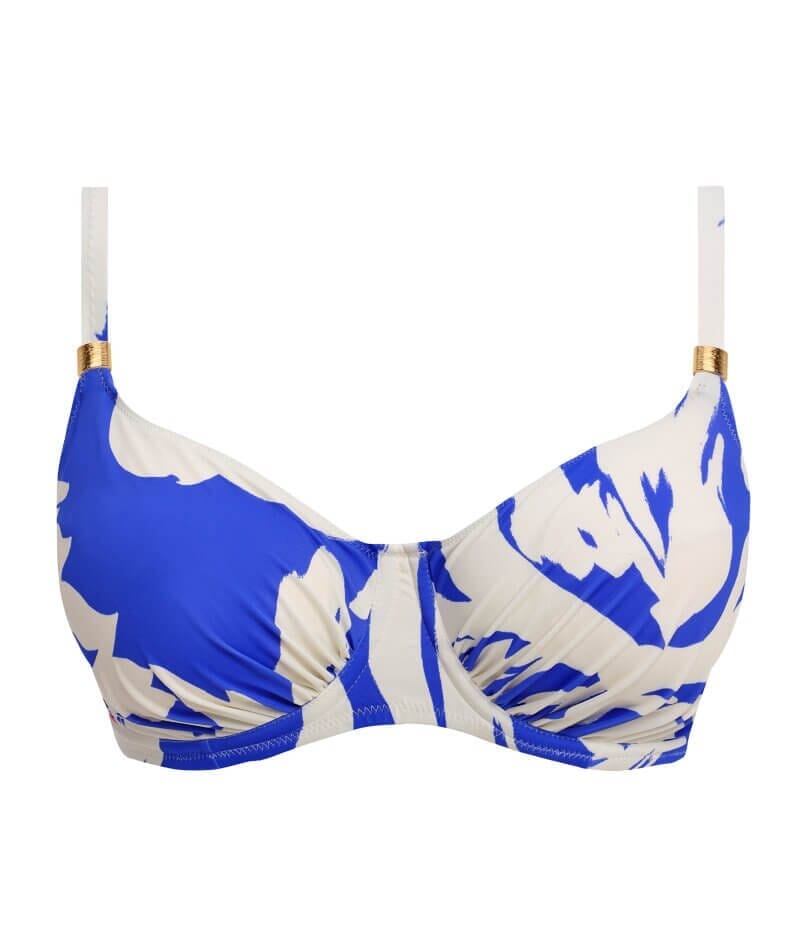Fantasie Swim Rabida Island Underwire Gathered Full Cup Bikini Top - Ultramarine Swim