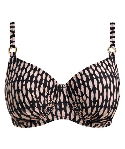 Fantasie Swim Shell Bay Underwire Gathered Full Cup Bikini Top - Desert Blush