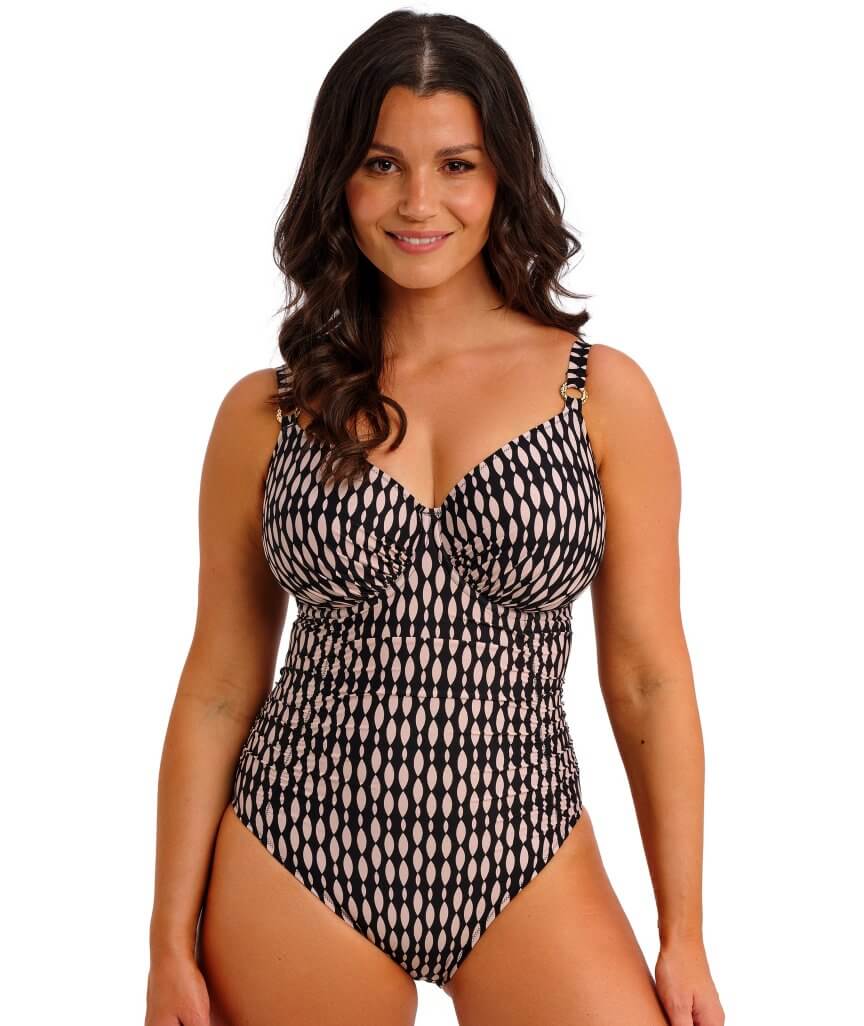 Fantasie Swim Shell Bay Underwired Full Cup One Piece Swimsuit - Desert Blush