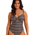 Fantasie Swim Shell Bay Underwired Full Cup One Piece Swimsuit - Desert Blush