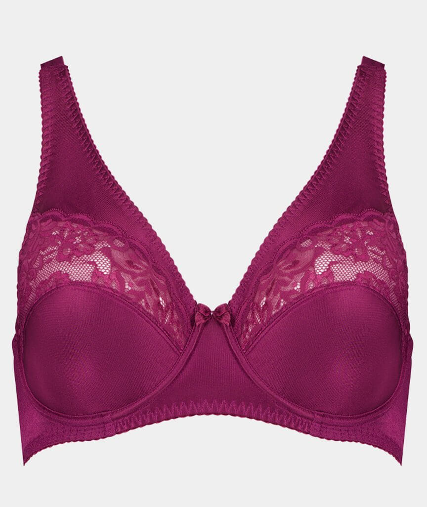 Fayreform Classic Underwire Bra - Beaujolais