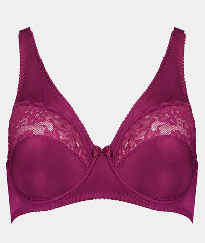 Fayreform Classic Underwire Bra - Beaujolais