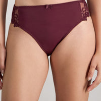 Fayreform Coral High Cut Brief - Fig