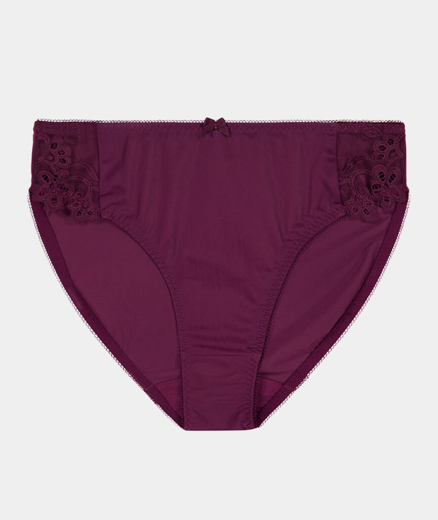 Fayreform Coral High Cut Brief - Fig